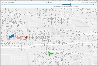 Find Point Cluster results Find Point Cluster results
