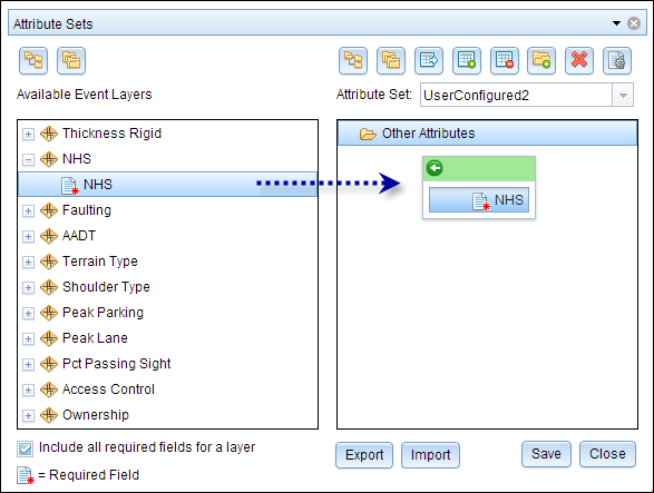 Adding attribute fields Adding attribute fields